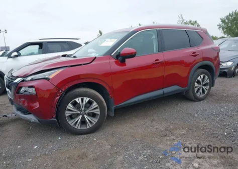 2021 Nissan Rogue Sv Intelligent Awd z USA, uszkodzony, nr VIN 5N1AT3BB8MC813047